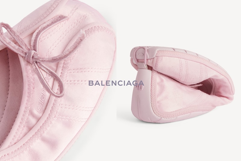 本月最燒芭蕾舞鞋：Balenciaga 推出可折疊 Ballet Sneaker，完美命中女生心房！