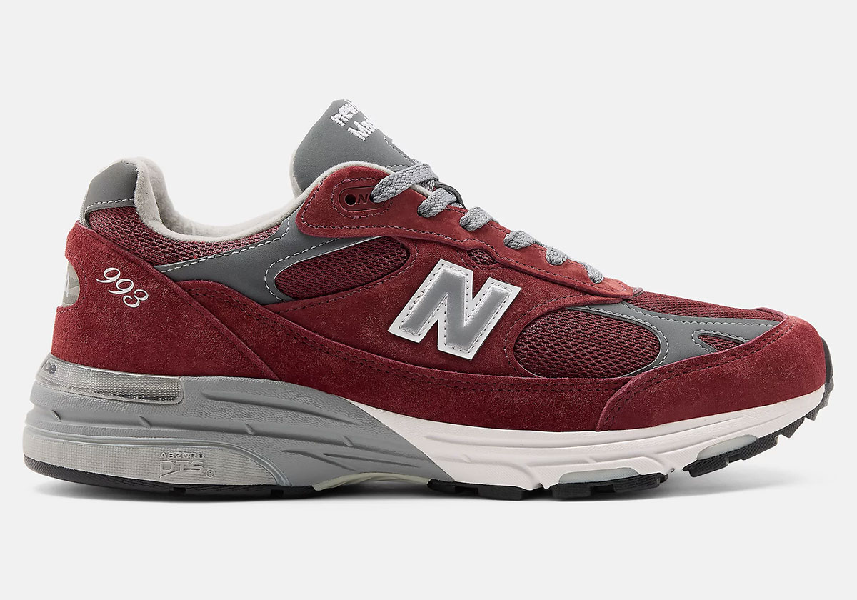 “Burgundy” Coats This New Balance 993 Core Colorway