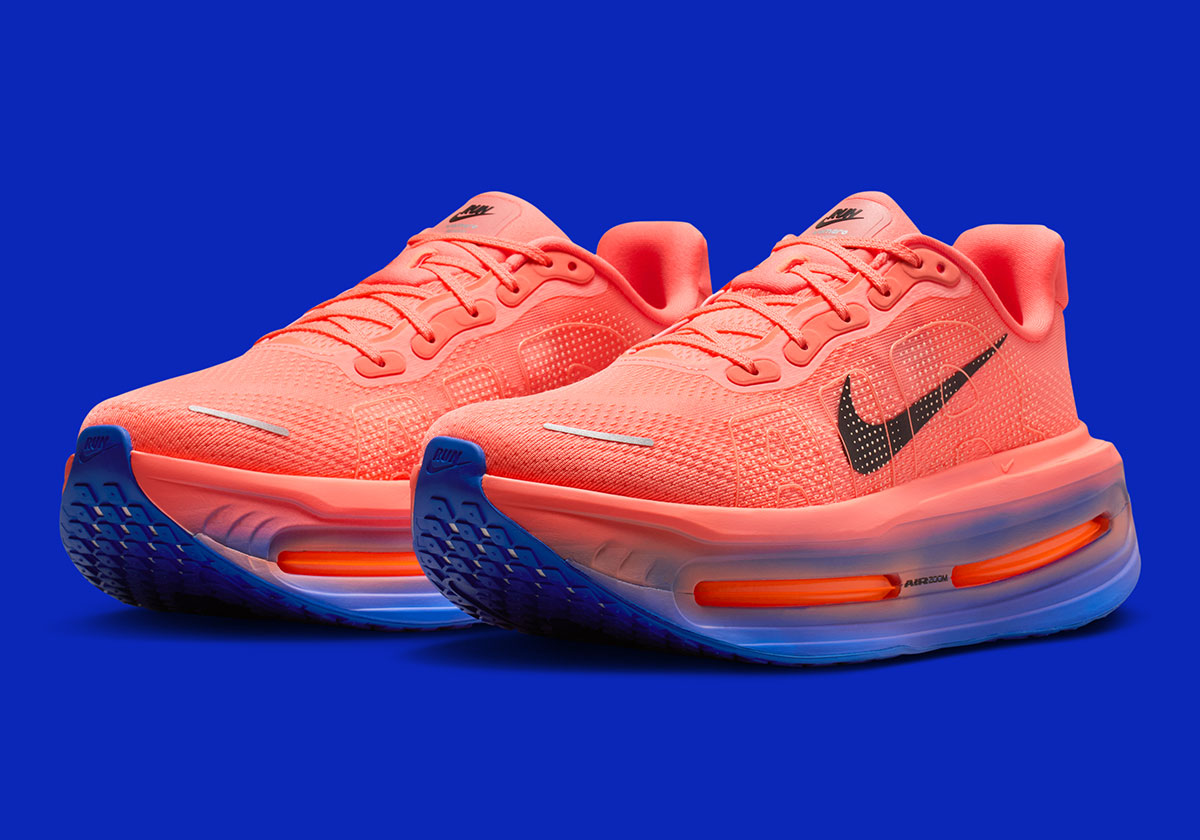 Crimson And Blue Dance On The Nike Vomero Premium