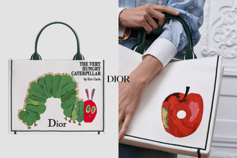 Dior 搶到缺貨的包是童書：《好餓的毛毛蟲》Book Tote 登場，童年回憶與精品工藝的夢幻相遇！