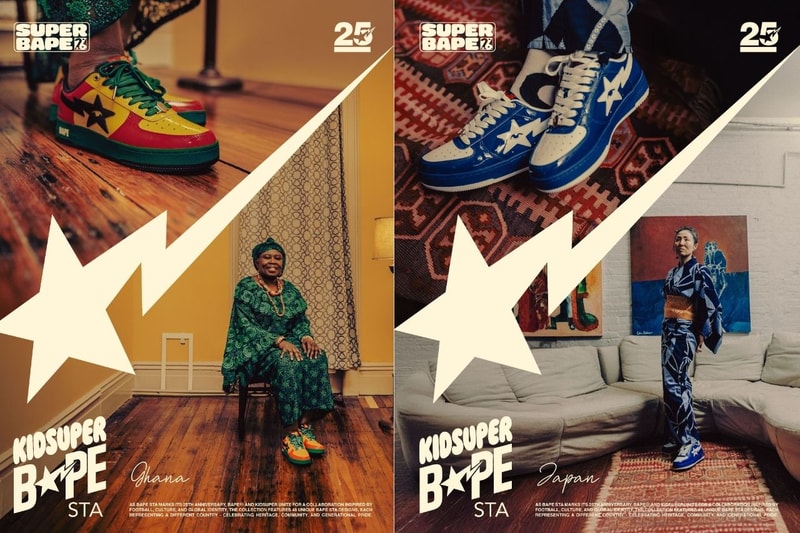KidSuper and BAPE Launch 48 BAPE STA World Cup Colorways