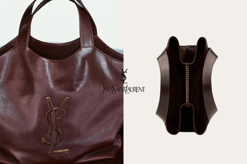 Saint Laurent 把 Icare 變得更極簡：時髦女生已鎖定，同色皮革大 Logo 卻更耐看經典？