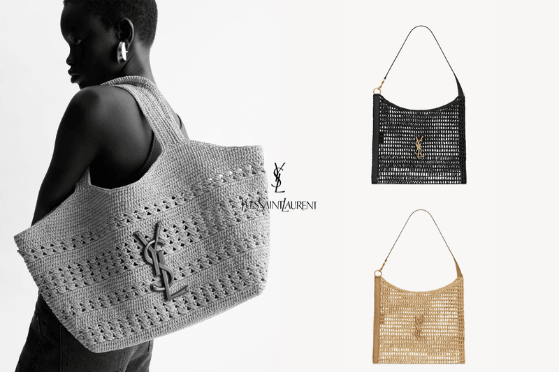 Saint Laurent 夏季新包清單：Icare 換上拉菲草、Panier 手編籃包也美得剛剛好！