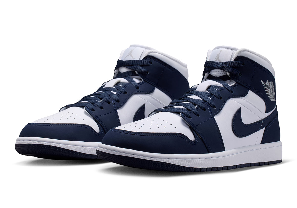 The Air Jordan 1 Mid Cleans Up For Summer In “Obsidian”