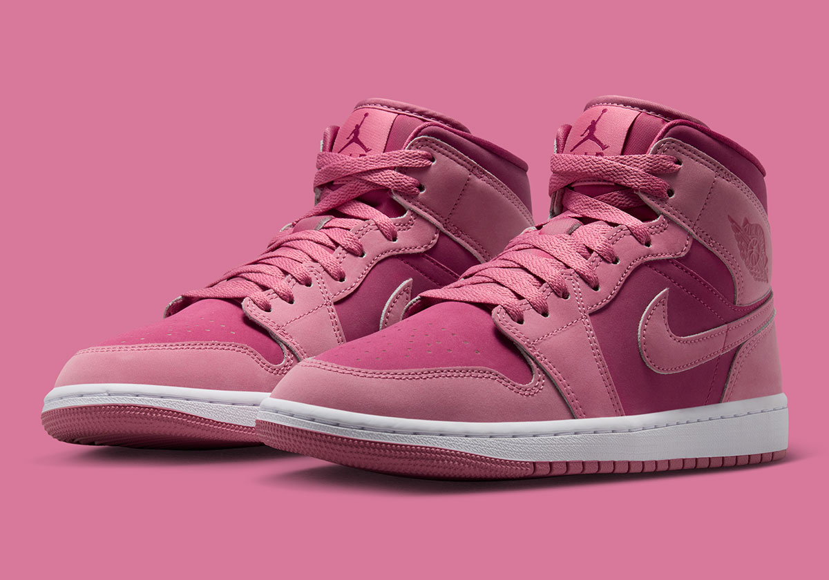 The Air Jordan 1 Mid Sprouts A “Desert Berry” Women’s Colorway