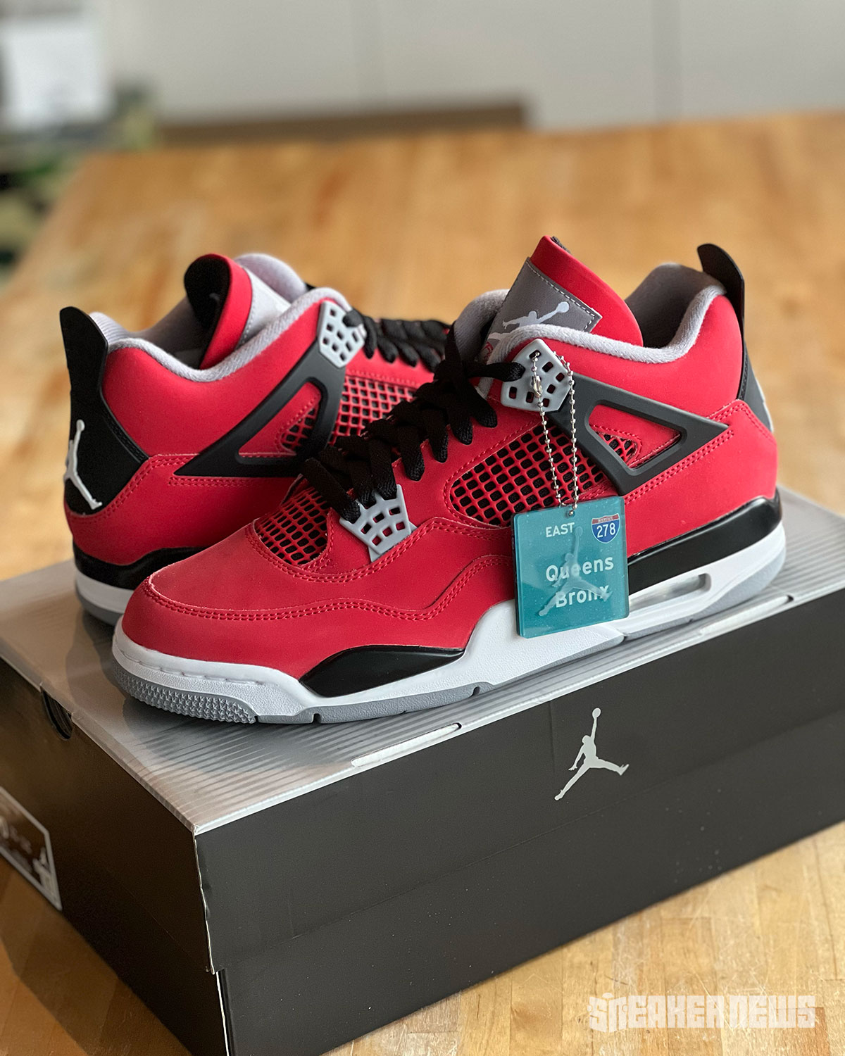 The Air Jordan 4 “Toro” Launches A Collectible Hangtag Series In NYC