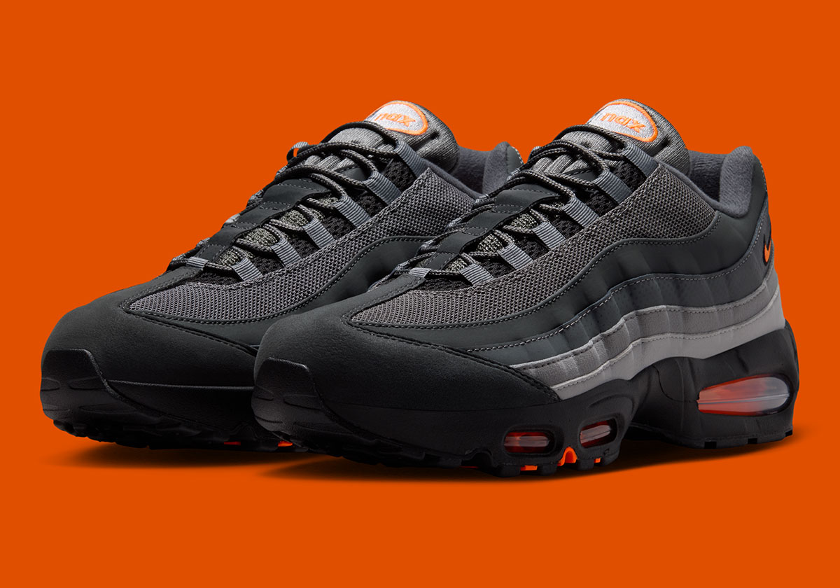 The Nike Air Max 95 Blends “Smoke Grey” And “Total Orange”