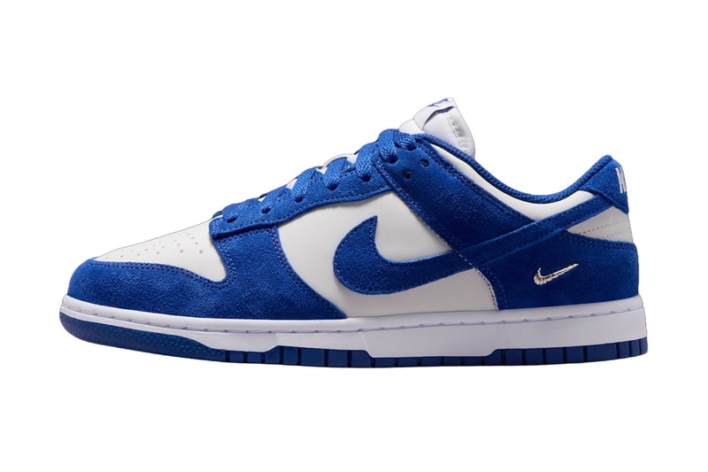 The Nike Dunk Low "Old Royal" Uses Suede Overlays to Separate Itself From the Blue-and-White Crowd