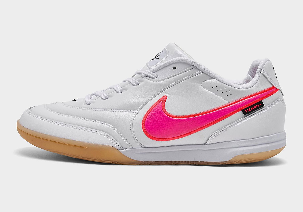 The Nike Tiempo Streetgato Adds A Highlighter Pink Swoosh