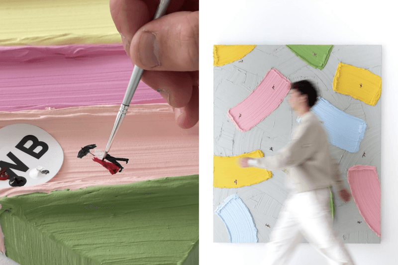 泳池、草地與海灘都成了他的畫布！《The Whole World's a Canvas》在釜山展出最迷人的日常風景